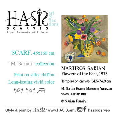 Hasis | Chiffon Scarves | FLOWERS OF THE EAST