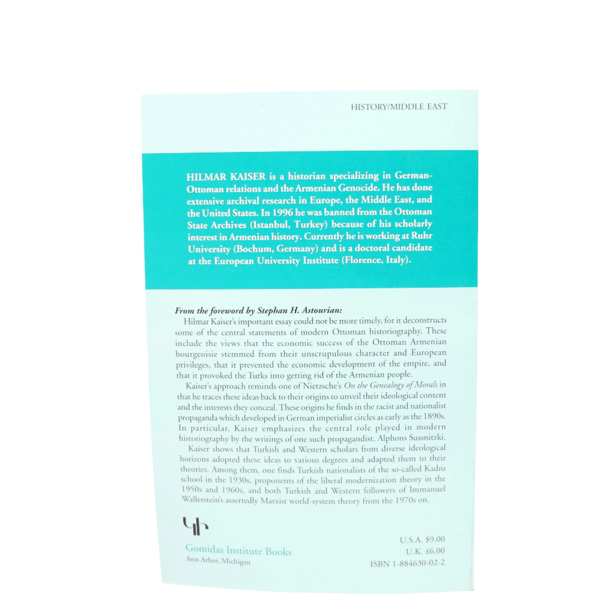 Imperialism, Racism, and Development Theories: The Construction of a Dominant Paradigm on Ottoman Armenians