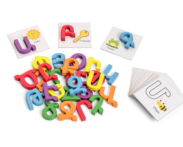 BLOCK LETTERS WITH CARDS by Toot Hoot