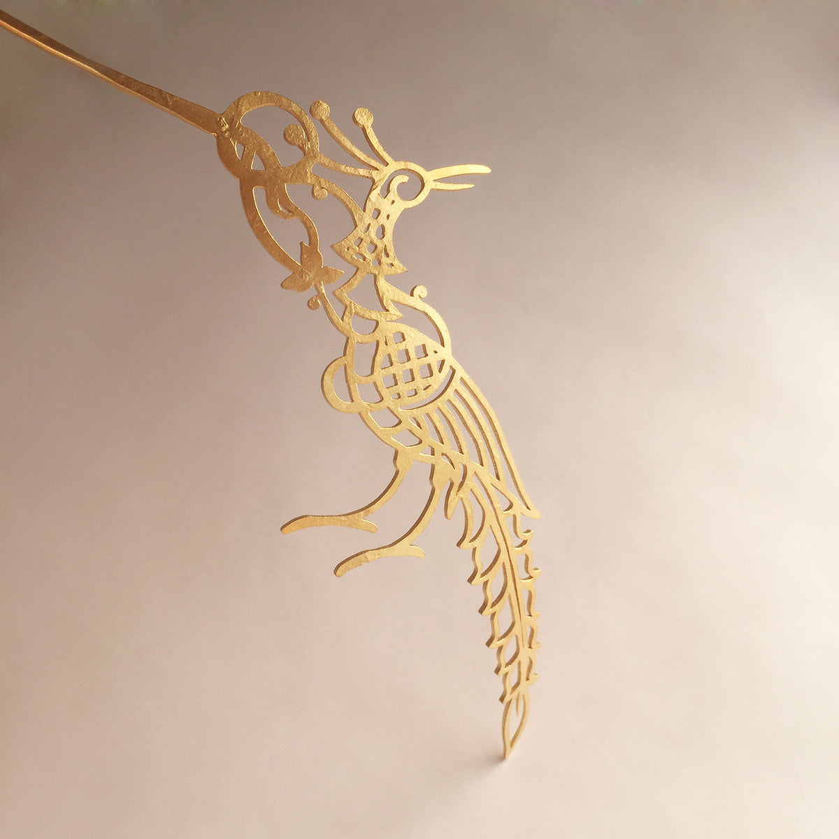 NARINÉE | Necklace (Gold Peacock)