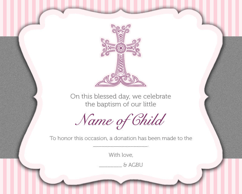 A Gift of Hope on the Occasion of Baptism