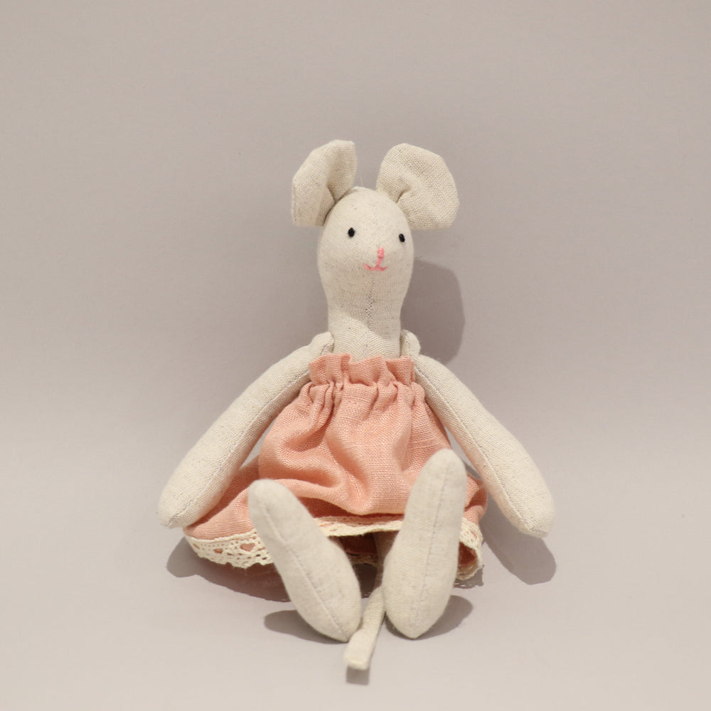 Hoosh | Handmade Stuffed Animals (Rabbit & Mice)